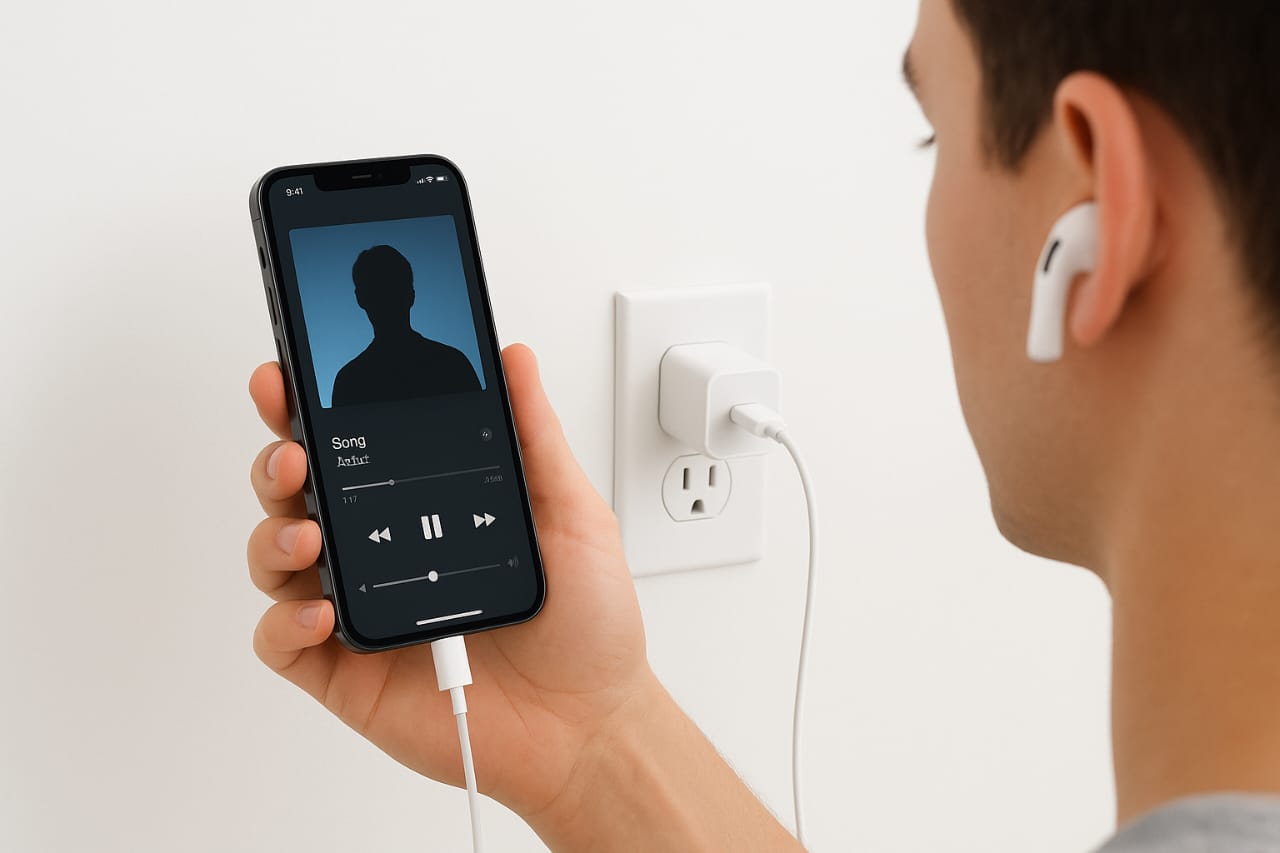 Airpods Pro + Charger 20w Fast Travel Adapter